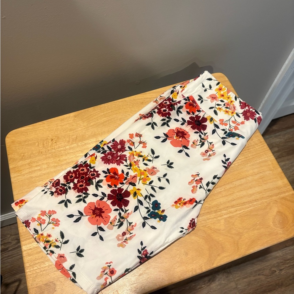 Floral Print Skirt